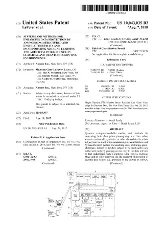 US 10,043,035 patent cover